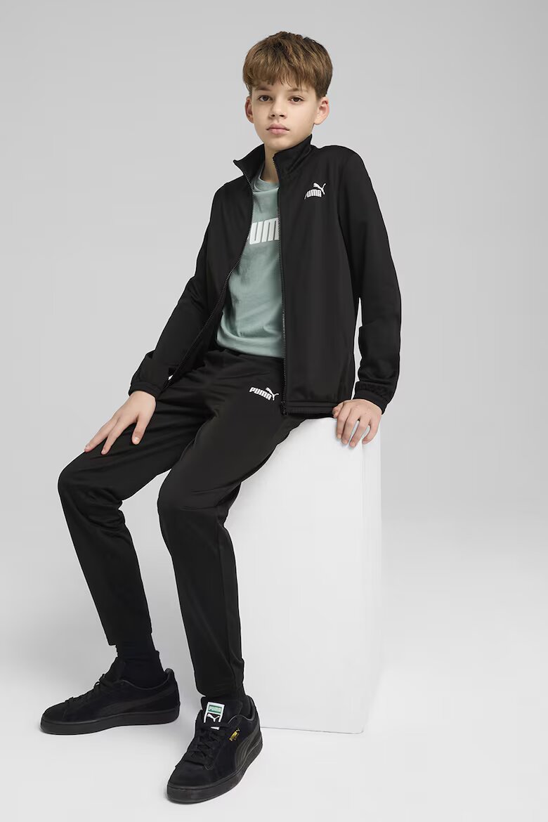 Puma Дълъг спортен екип с лого Черен