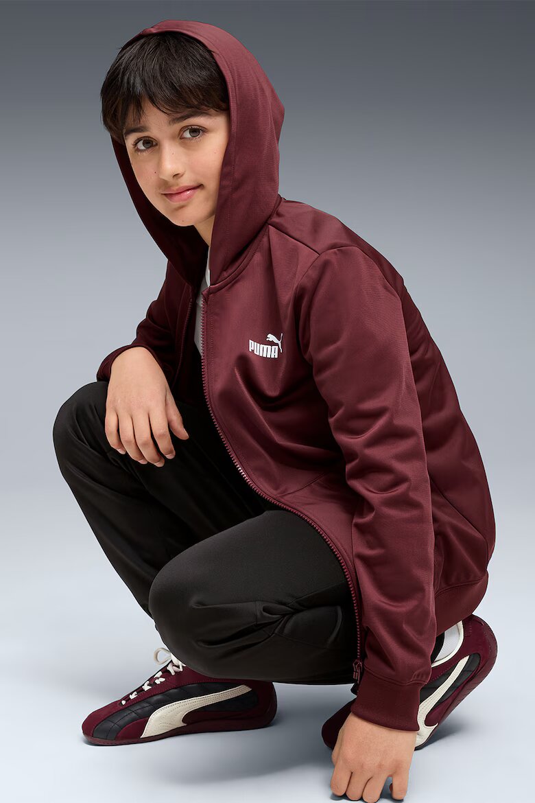 Puma Дълъг спортен екип с цип Бордо