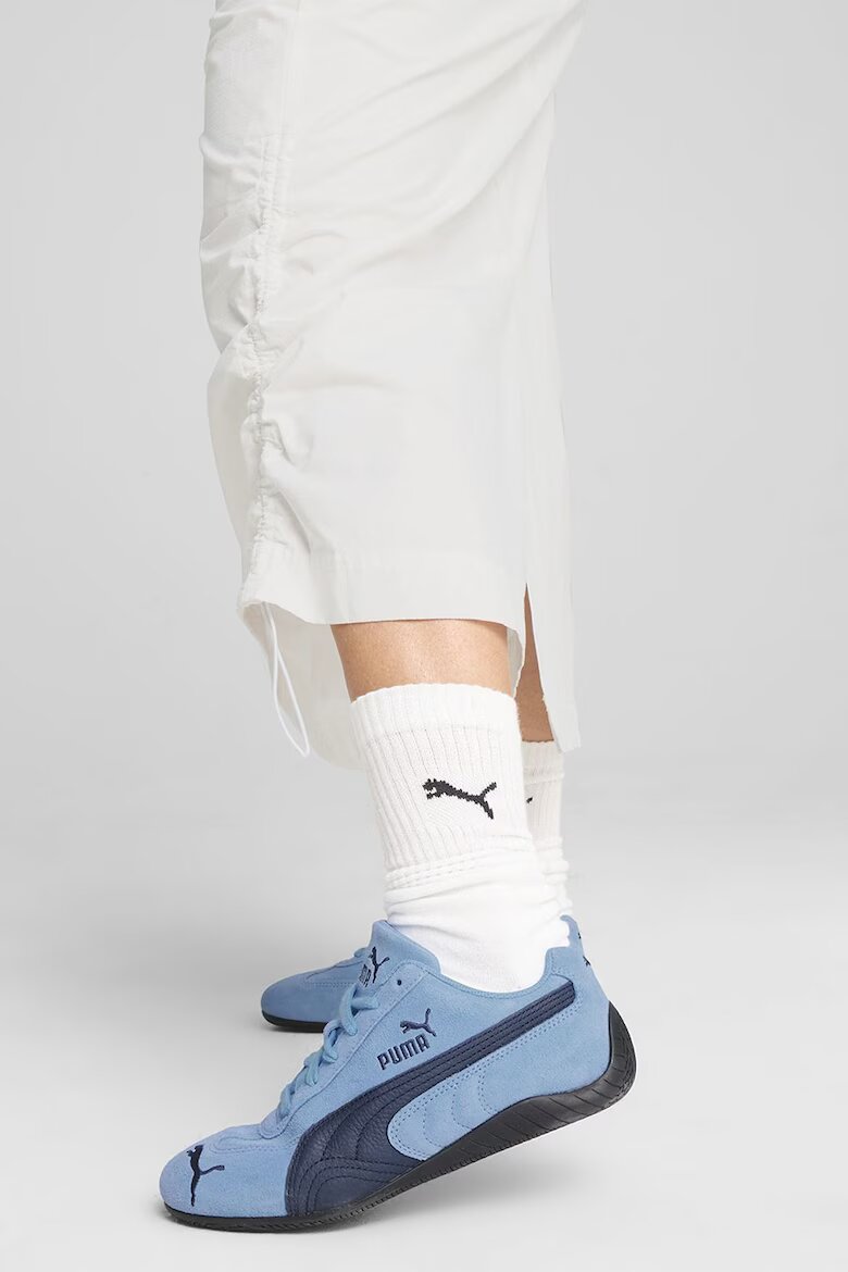 Puma Дълга пола с лого Бял