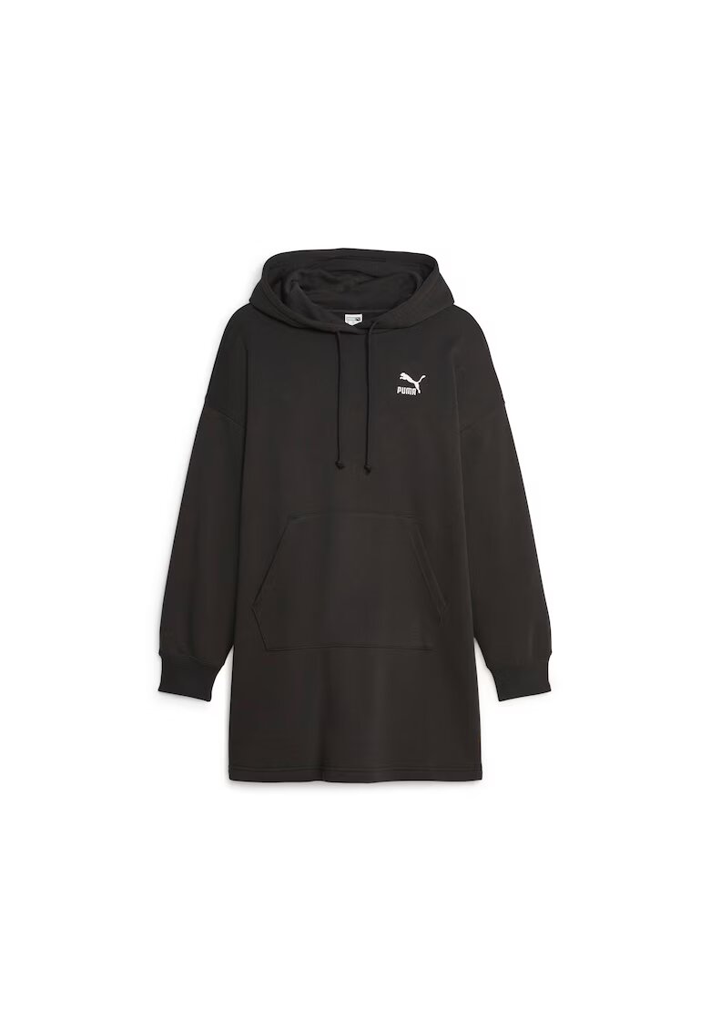 Puma Дамска рокля Classics с качулка 28775 - черна - XXS