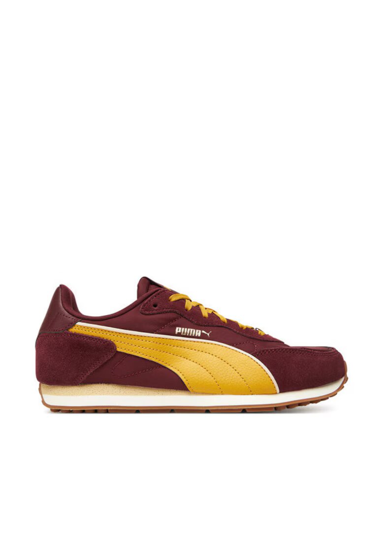 Puma Дамски кецове 305146427 - Вишнево/Жълто - Текстил