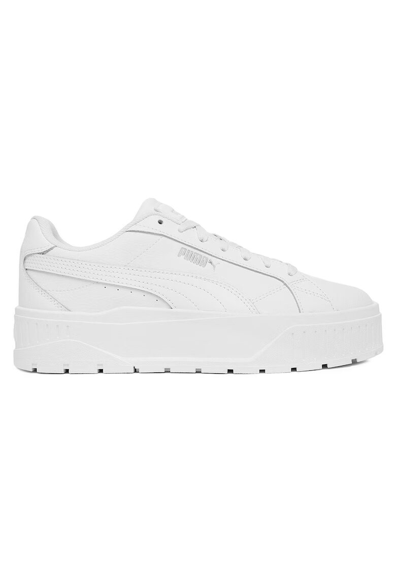 Puma Дамски кецове - 39745602 - естествена кожа - бели