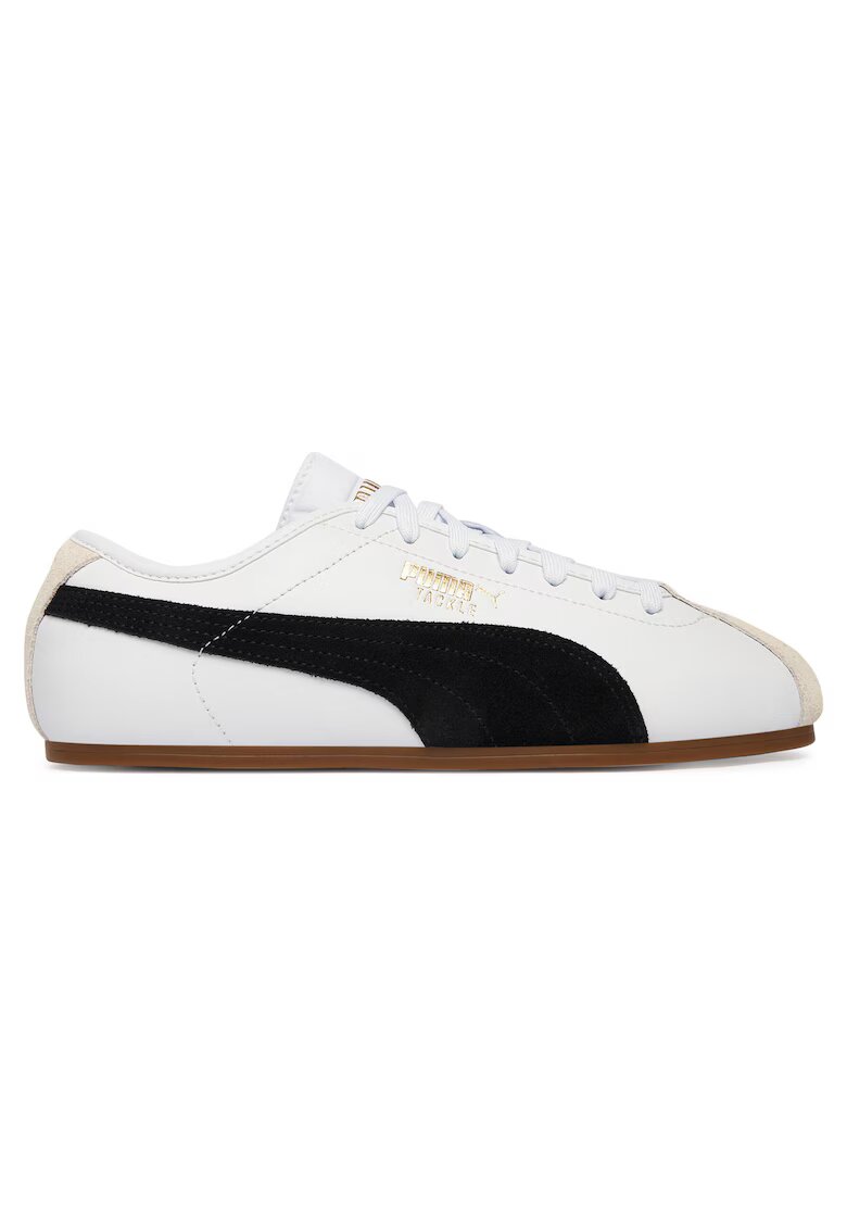 Puma Дамски кецове - естествена кожа - бели