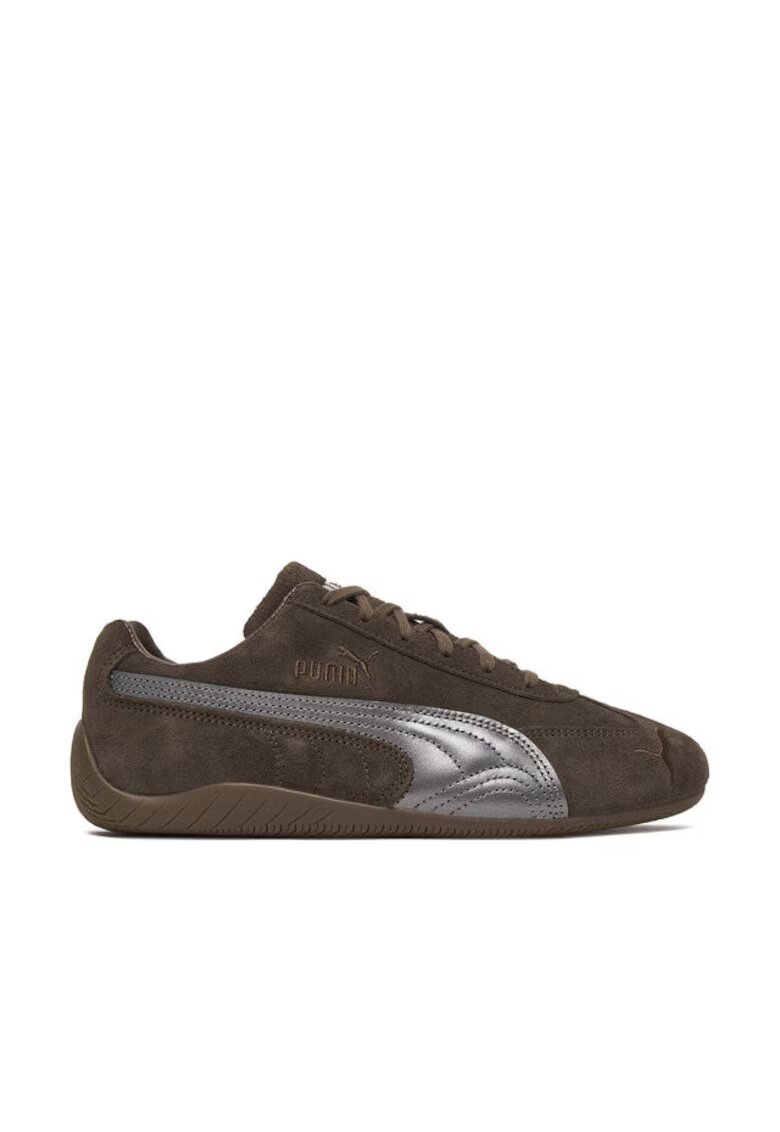 Puma Дамски кецове - естествена кожа - кафяви