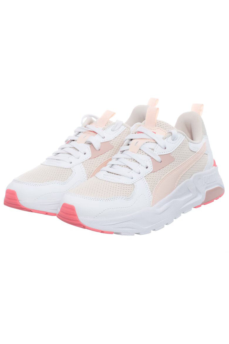 Puma Дамски маратонки Trinity Lite JR синтетика/текстил бял/крем