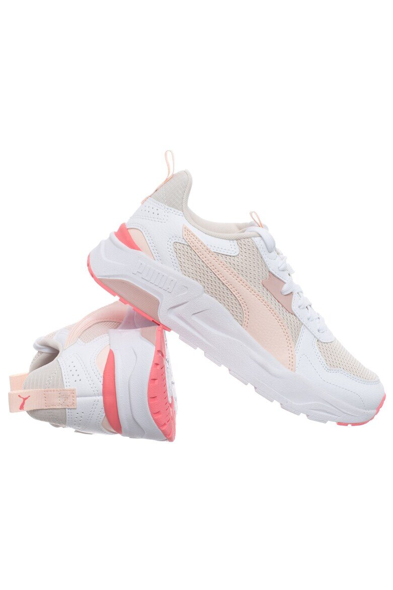 Puma Дамски маратонки Trinity Lite JR синтетика/текстил бял/крем