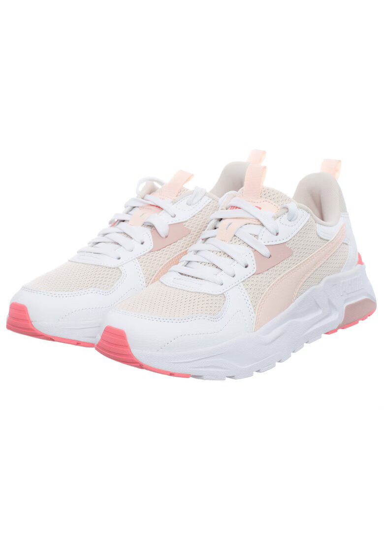 Puma Дамски маратонки - Trinity Lite JR - синтетика/текстил - бял/крем
