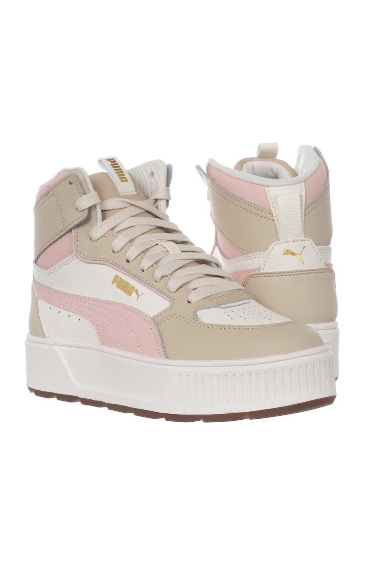 Puma Дамски обувки Karmen Rebelle Mid - Бежови със златни детайли