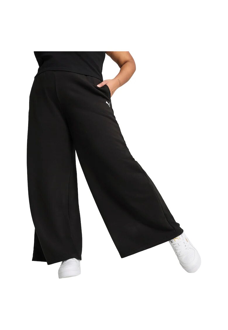 Puma Дамски панталони Wardrobe Ess Relaxed Wide Leg Sweatpants