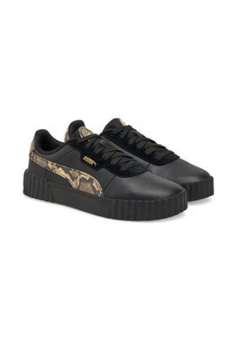 Puma Дамски спортни обувки 304557408 - Естествена кожа - Черен - Черен