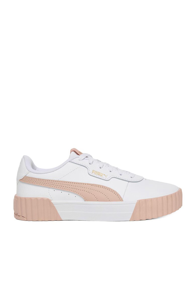 Puma Дамски спортни обувки - CARINA 3.0 - бял/бежов - естествена кожа