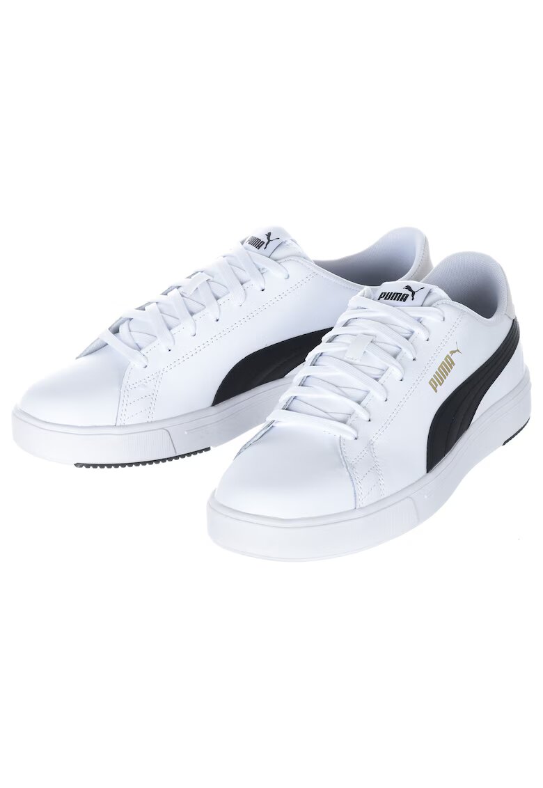 Puma Дамски спортни обувки - Serve Pro Lite - естествена/синтетична кожа - бял/черен