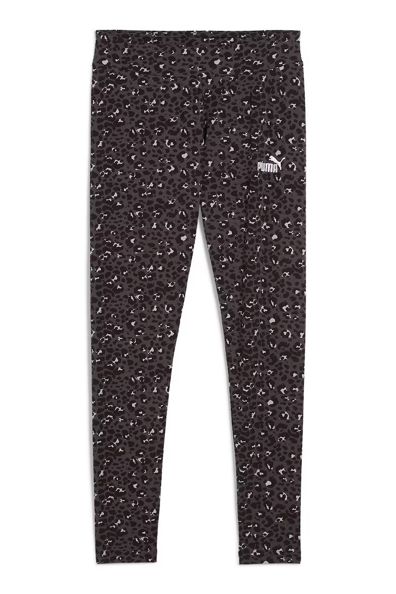 Puma Десениран клин ESS GRAPHIC с животинска шарка Черен