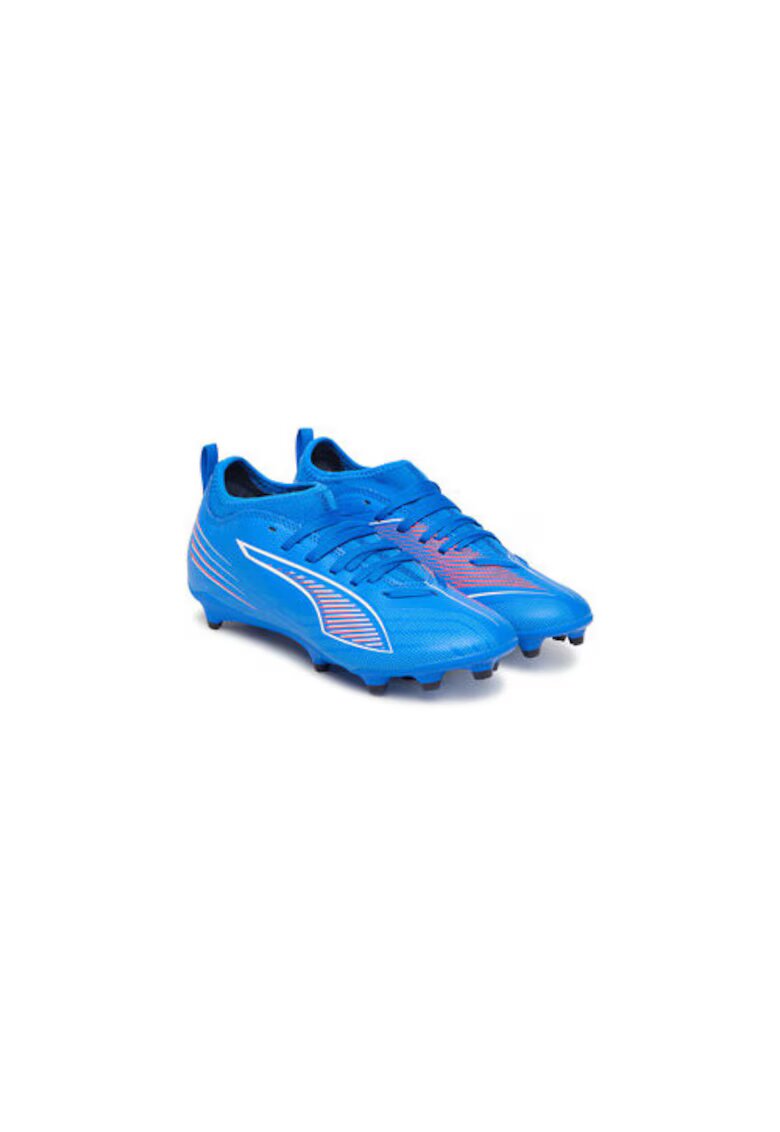 Puma Детски футболни обувки - екологична кожа - син