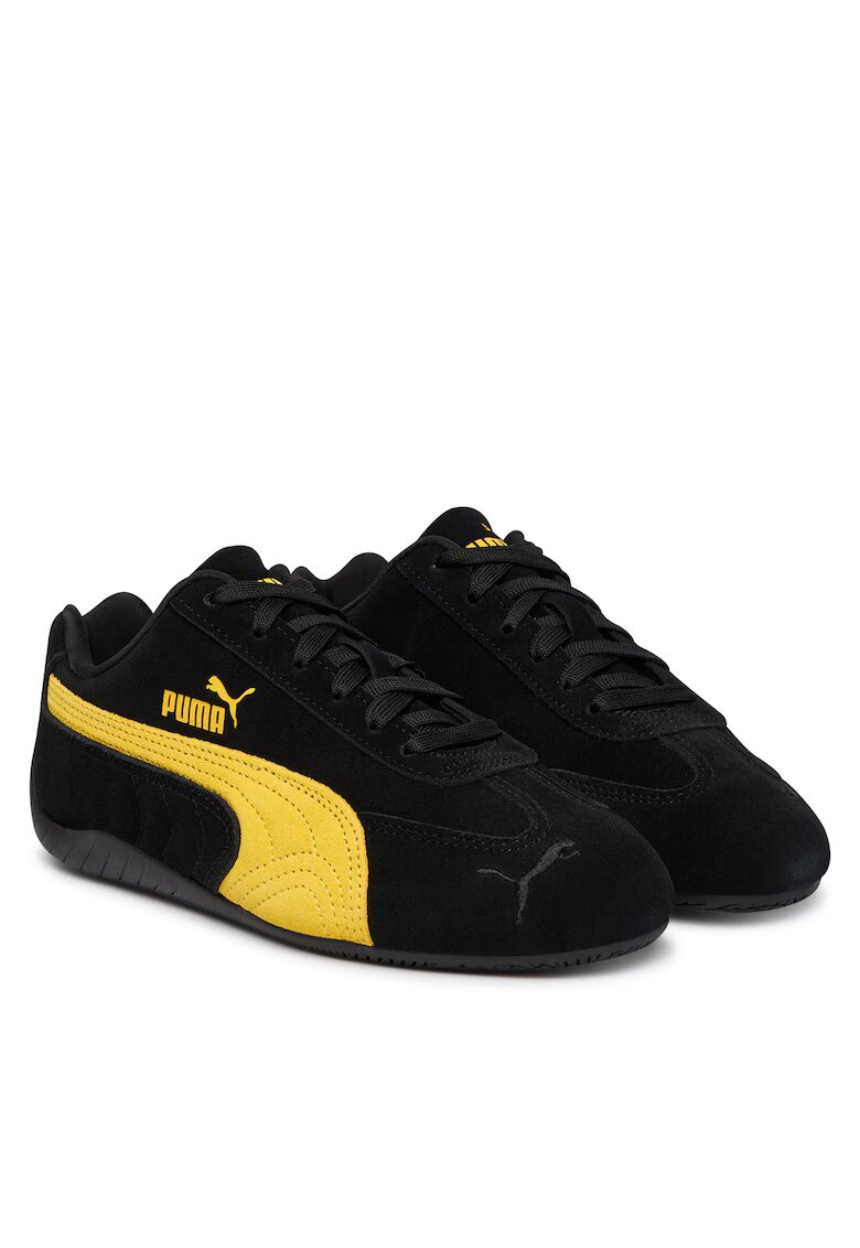 Puma Детски кецове - велур - черно/жълто