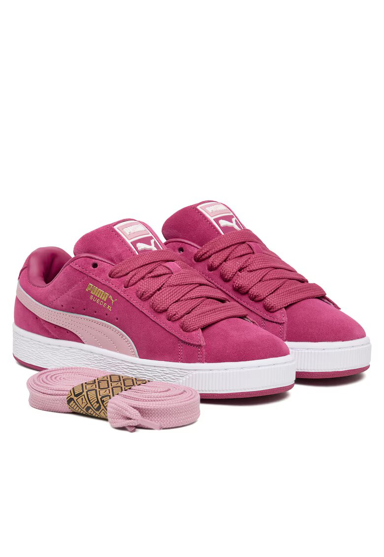 Puma Детски обувки - унисекс - естествена кожа - розов цвят