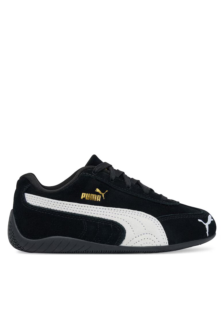 Puma Детски спортни обувки - Speedcat Og Ps - черно/бяло - естествена кожа