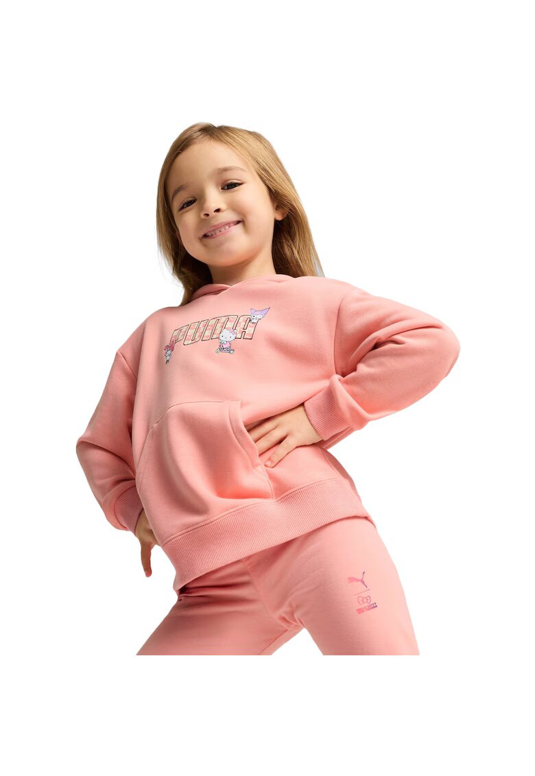 Puma Детски суичър с качулка X Hello Kitty Friends Relaxed Hoodie Tr