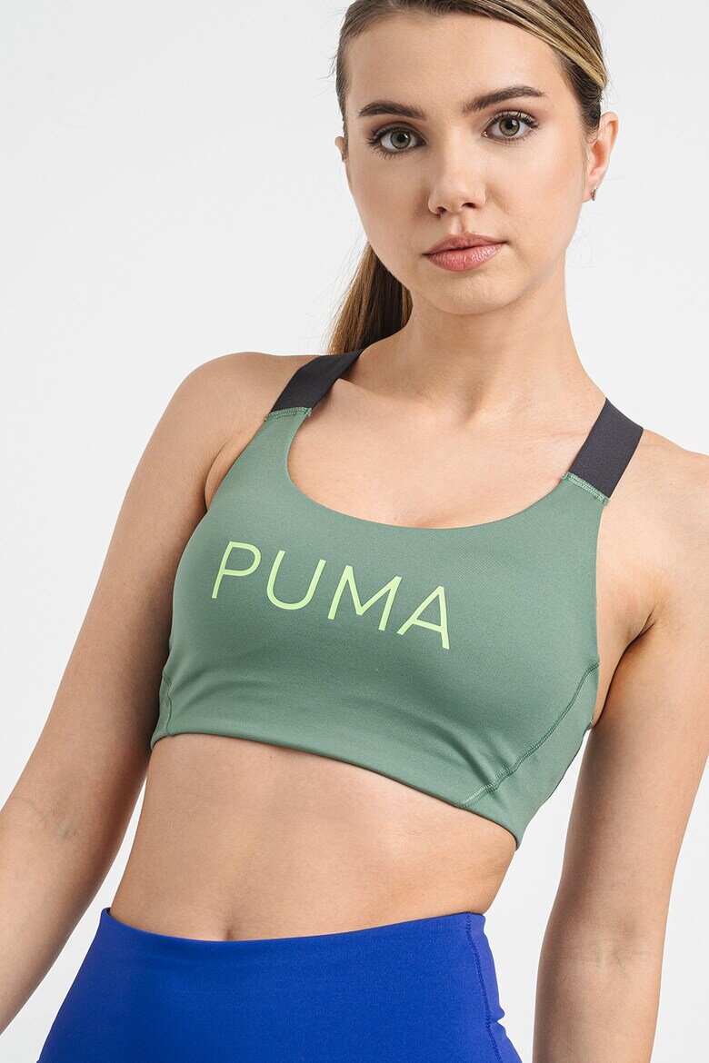 Puma Фитнес бюстие 4Keeps Everscult с лого Папратово зелено