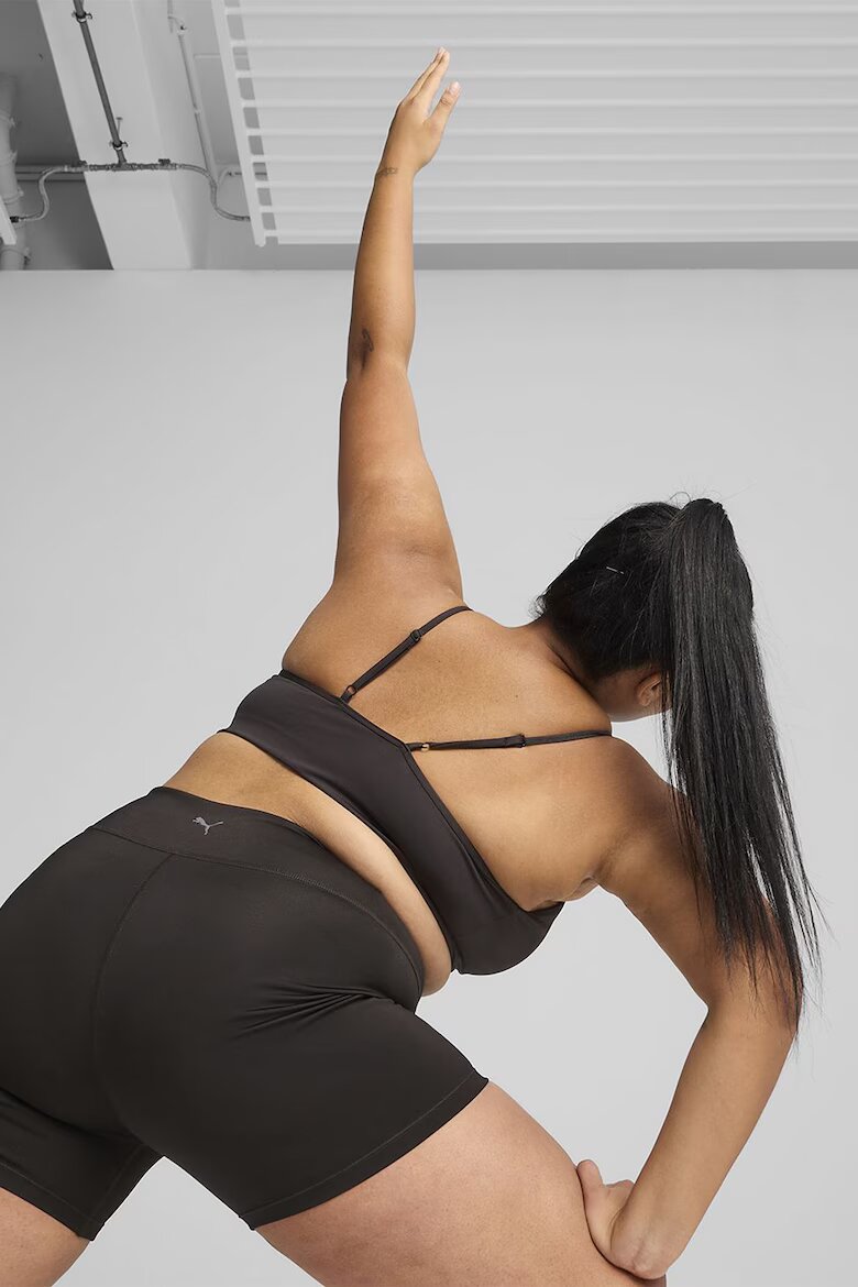 Puma Фитнес бюстие Move с лого Избеляло черно