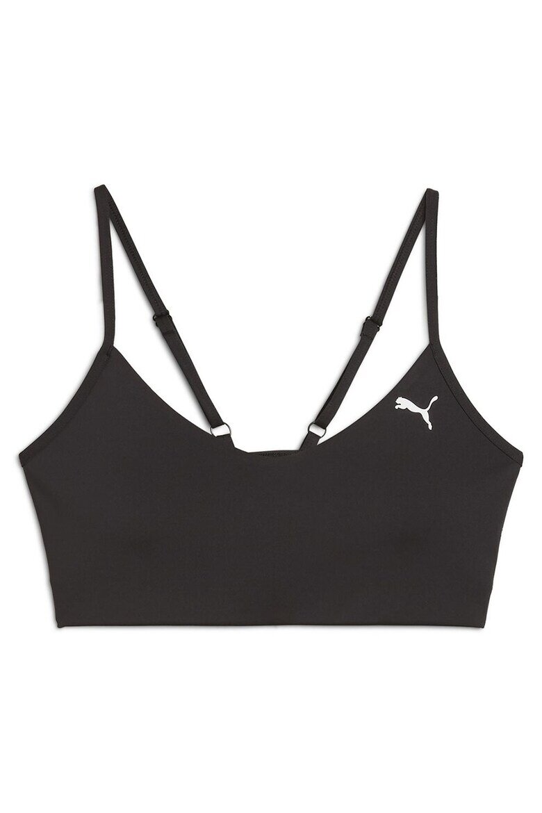 Puma Фитнес бюстие Move с лого Избеляло черно