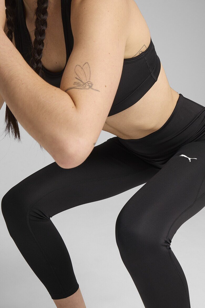 Puma Фитнес клин Essential с лого Черен