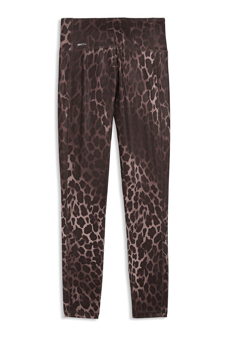 Puma Фитнес клин Essential Spotted Haze с животински принт Тъмнокафяв