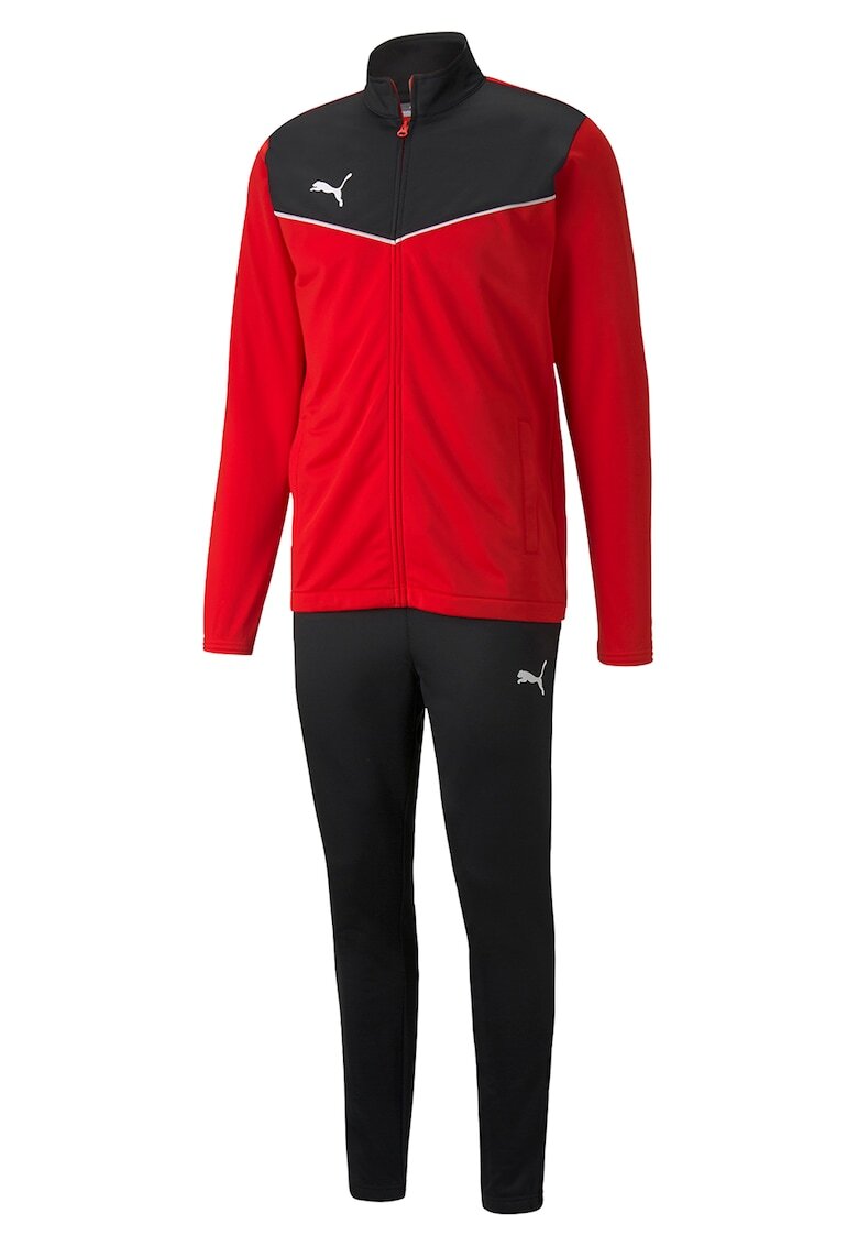 Puma Футболен екип individualRise с джобове - Червен/Бял/Черен