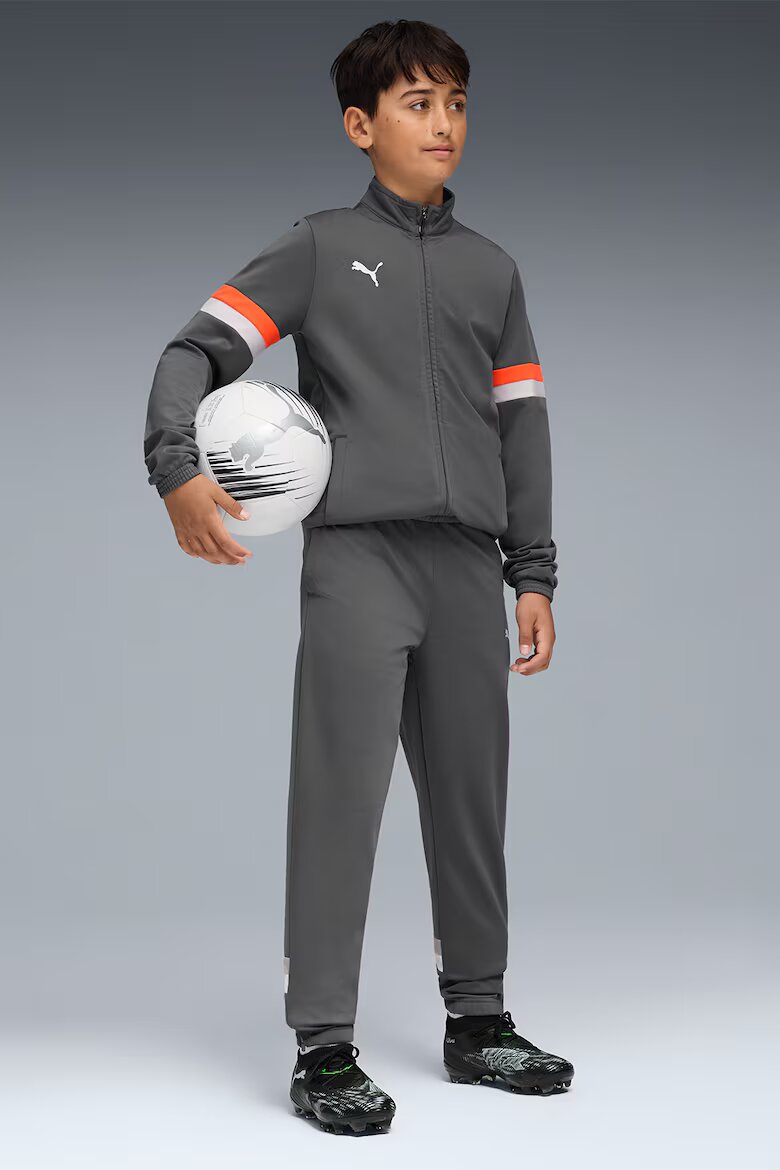 Puma Футболен екип individualRise със средновисока талия Бял/Оранжев/Tъмносив