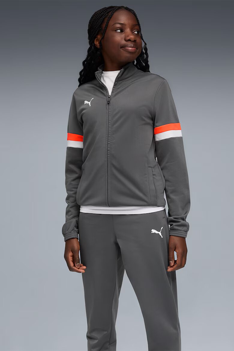 Puma Футболен екип individualRise със средновисока талия Бял/Оранжев/Tъмносив