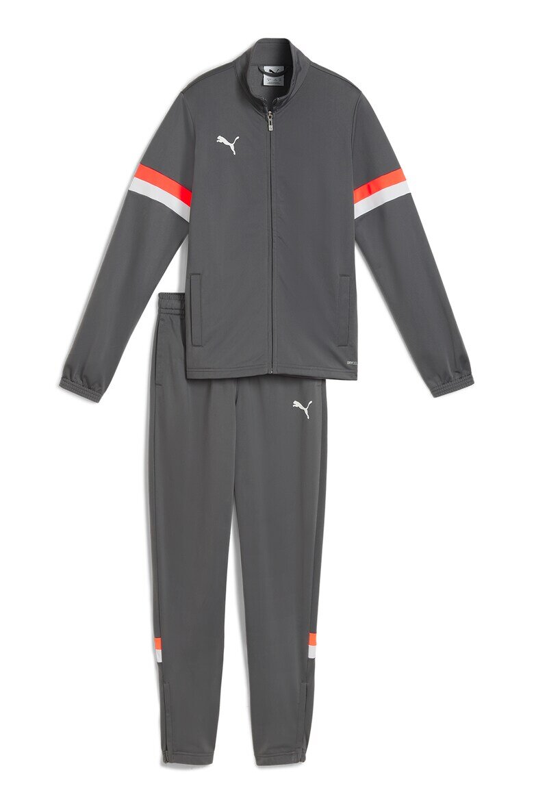 Puma Футболен екип individualRise със средновисока талия Бял/Оранжев/Tъмносив