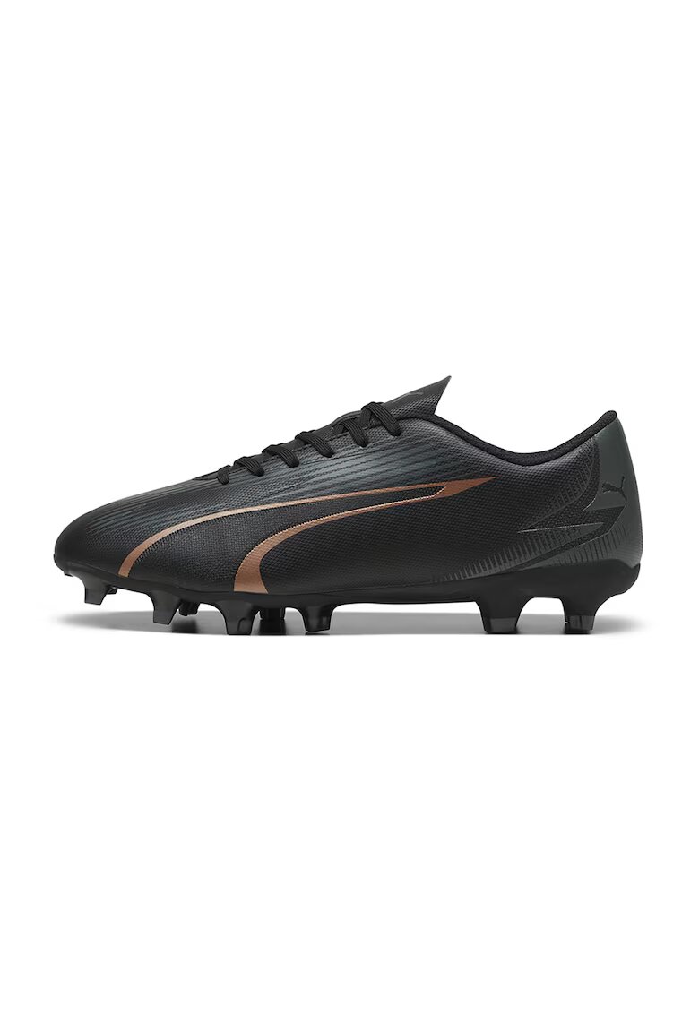 Puma Футболни обувки Ultra Play от еко кожа - Черен/Антрацитно сиво
