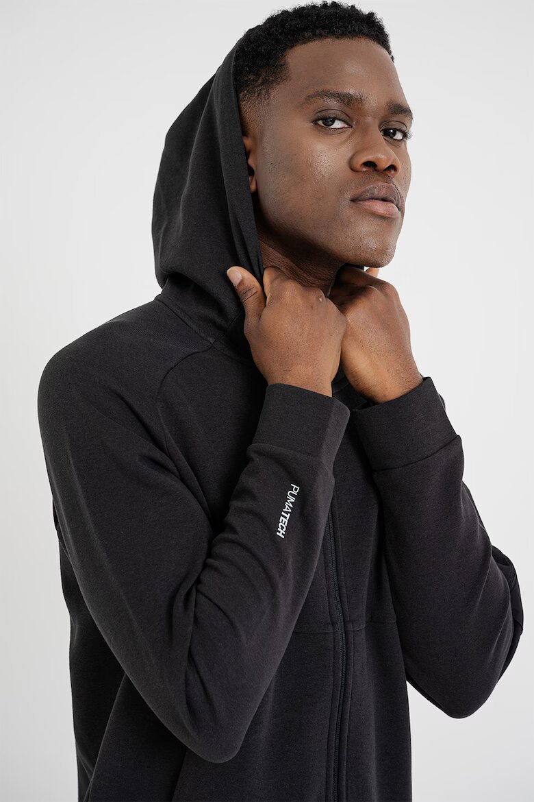 Puma Худи Alpine Snow с цип и миди яка Черен