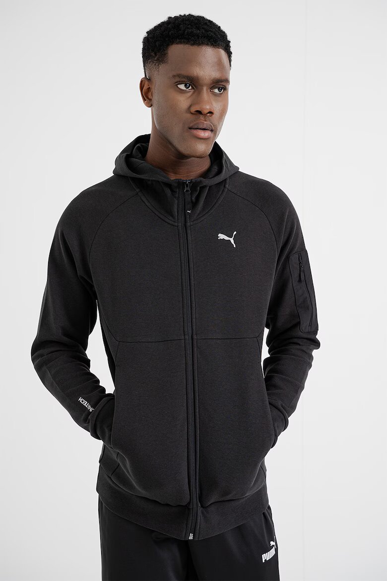 Puma Худи Alpine Snow с цип и миди яка Черен