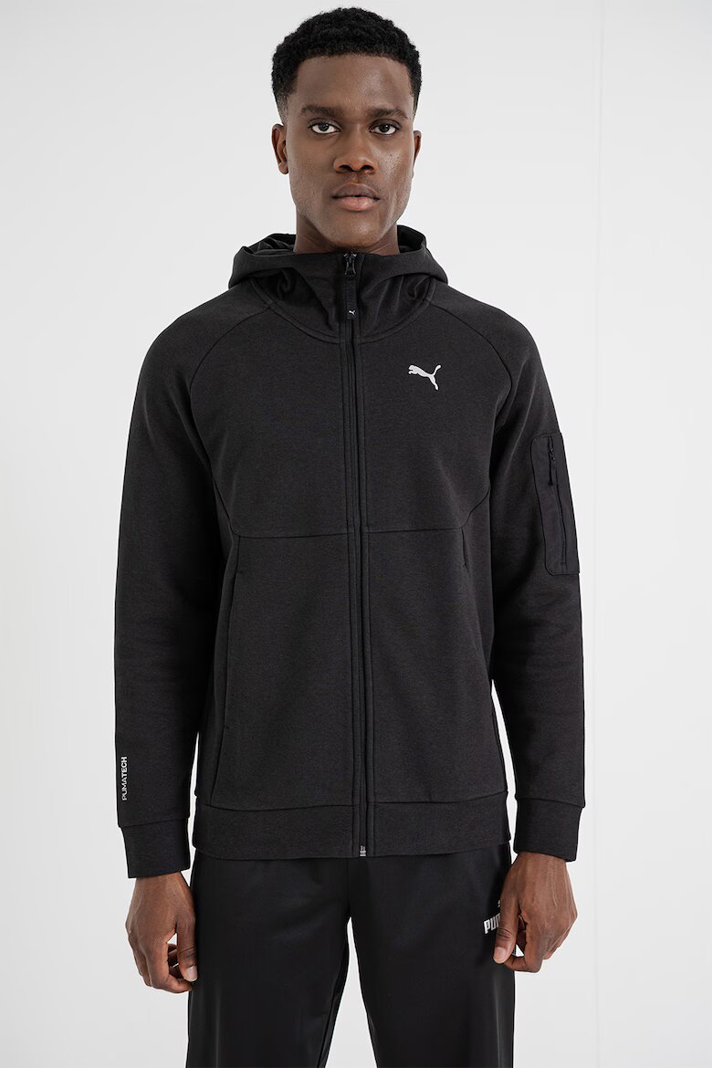Puma Худи Alpine Snow с цип и миди яка Черен