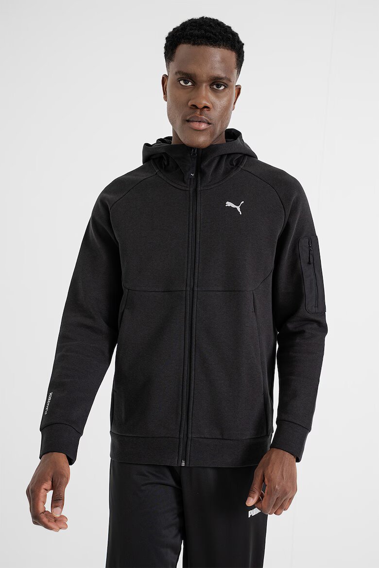 Puma Худи Alpine Snow с цип и миди яка Черен