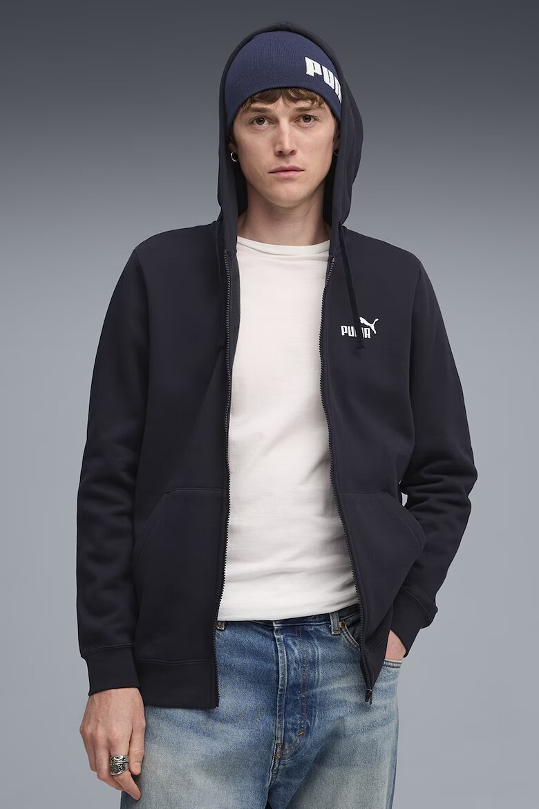 Puma Худи ESS No.1 с цип Тъмносин