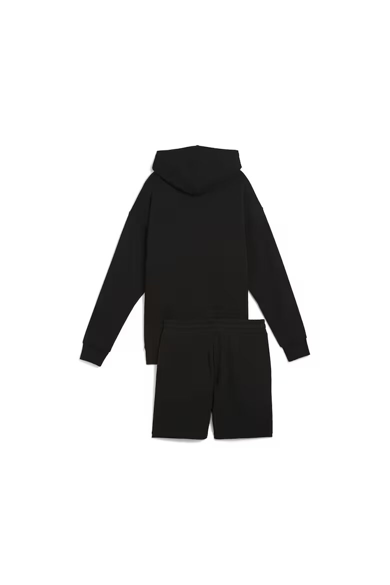 Puma Худи и къс панталон - 2 части Черен