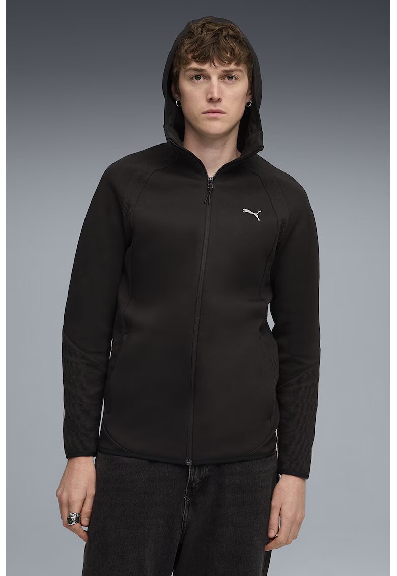 Puma Худи с джобове встрани и цип