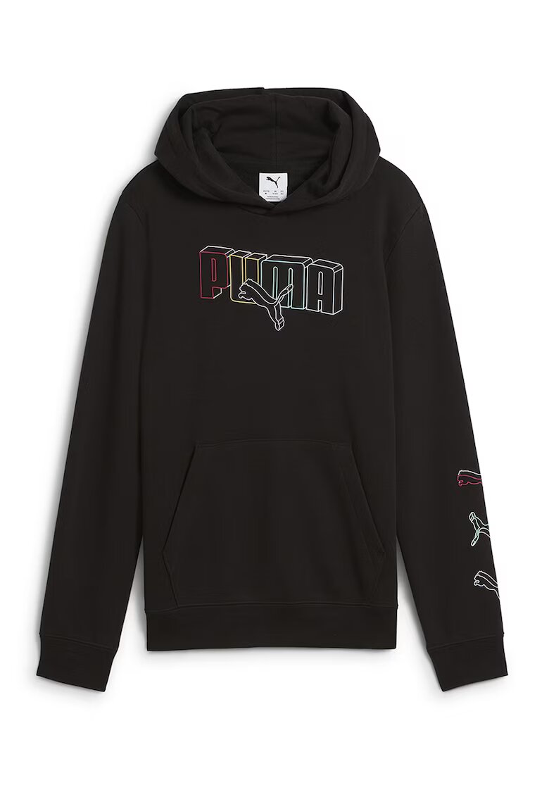 Puma Худи с лого и джоб кенгуру