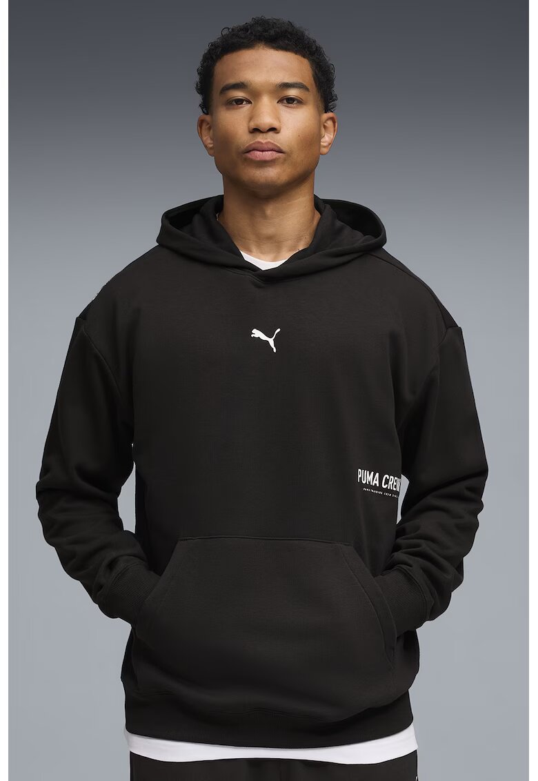 Puma Худи с лого и джоб кенгуру