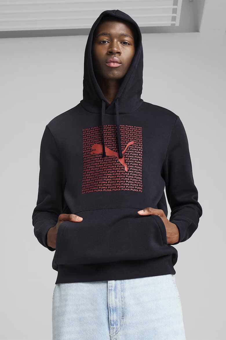 Puma Худи с лого Ултрамарин синьо