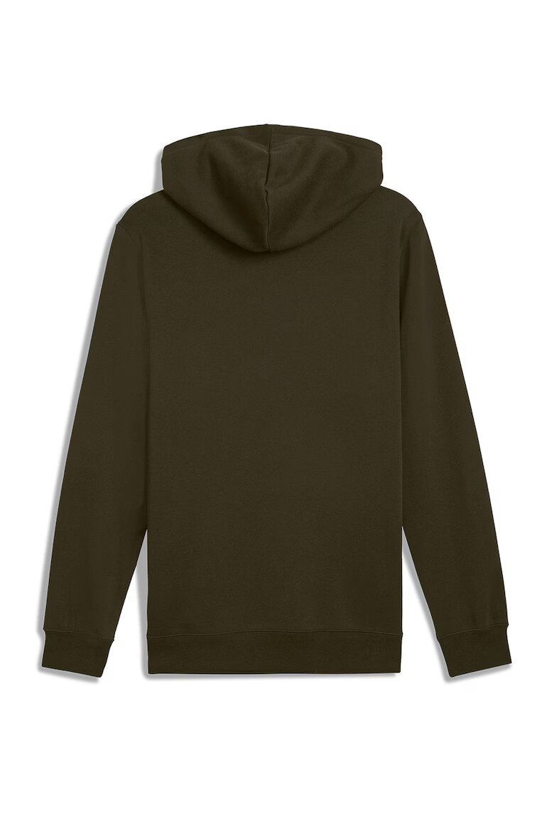 Puma Худи с памук Essentials Бледозелен/Маслинено зелено
