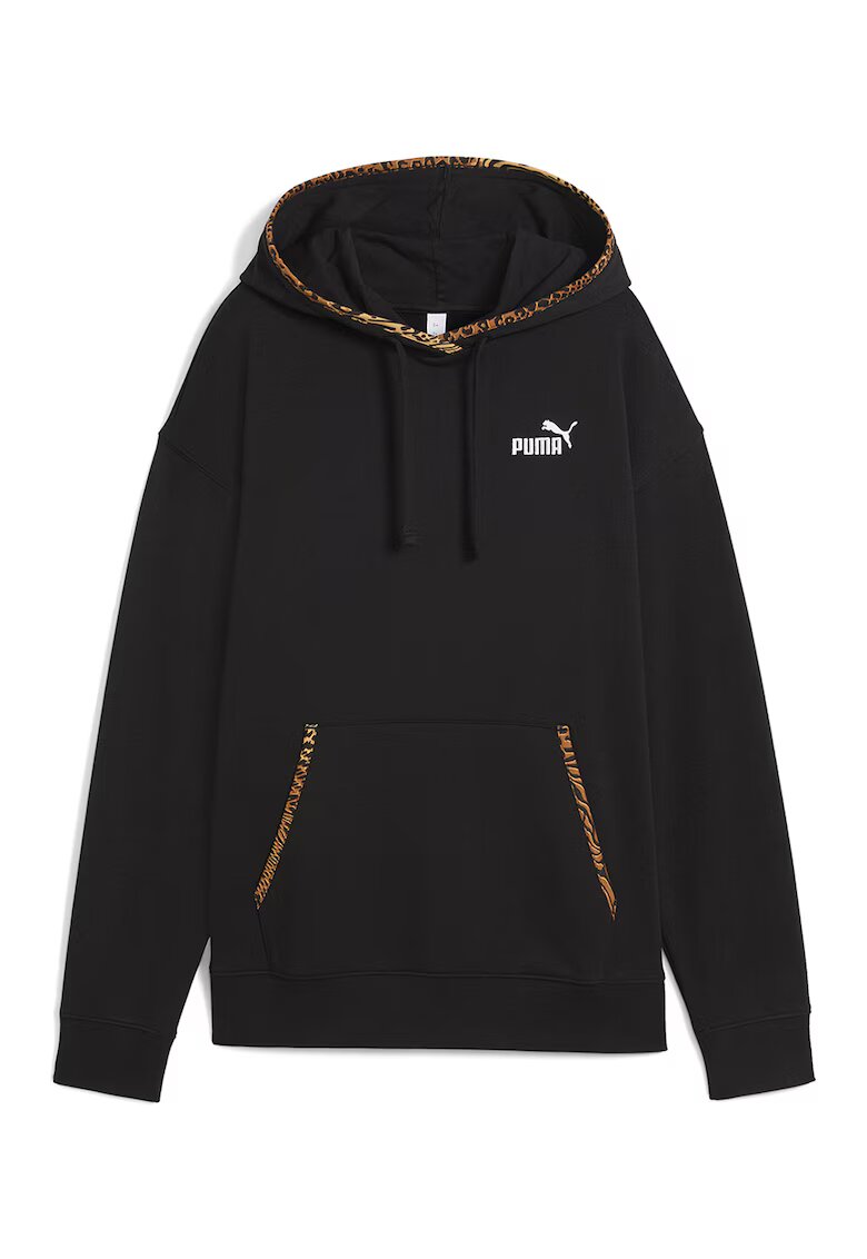 Puma Худи с памук и принт на подплатата