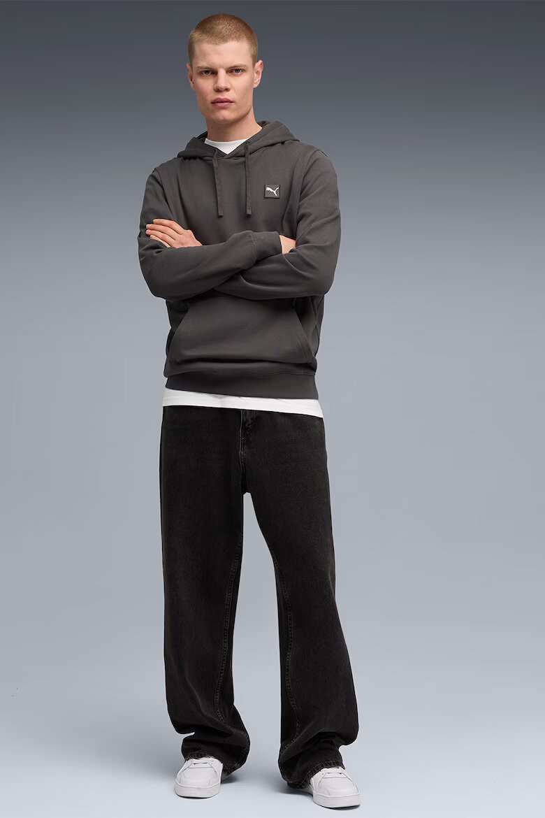 Puma Худи с памук Tъмносив