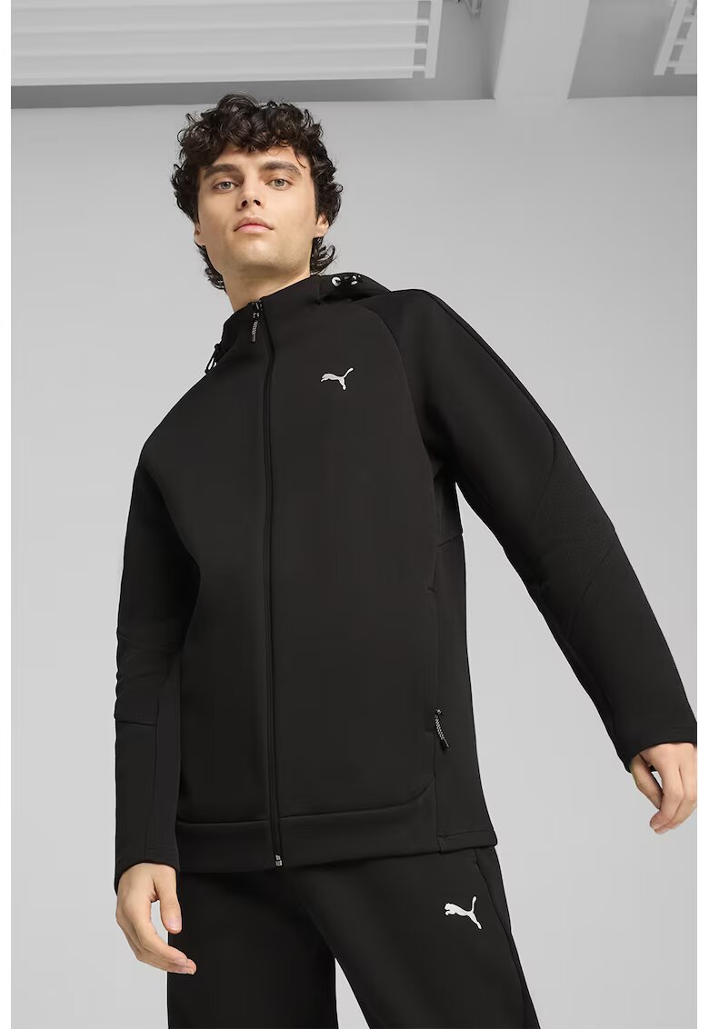 Puma Худи с цип и ръкави реглан