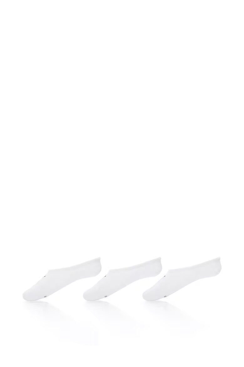 Puma Изрязани чорапи с памук - 3 чифта Бял
