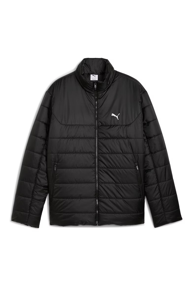 Puma Капитонирано зимно яке с лого Черен