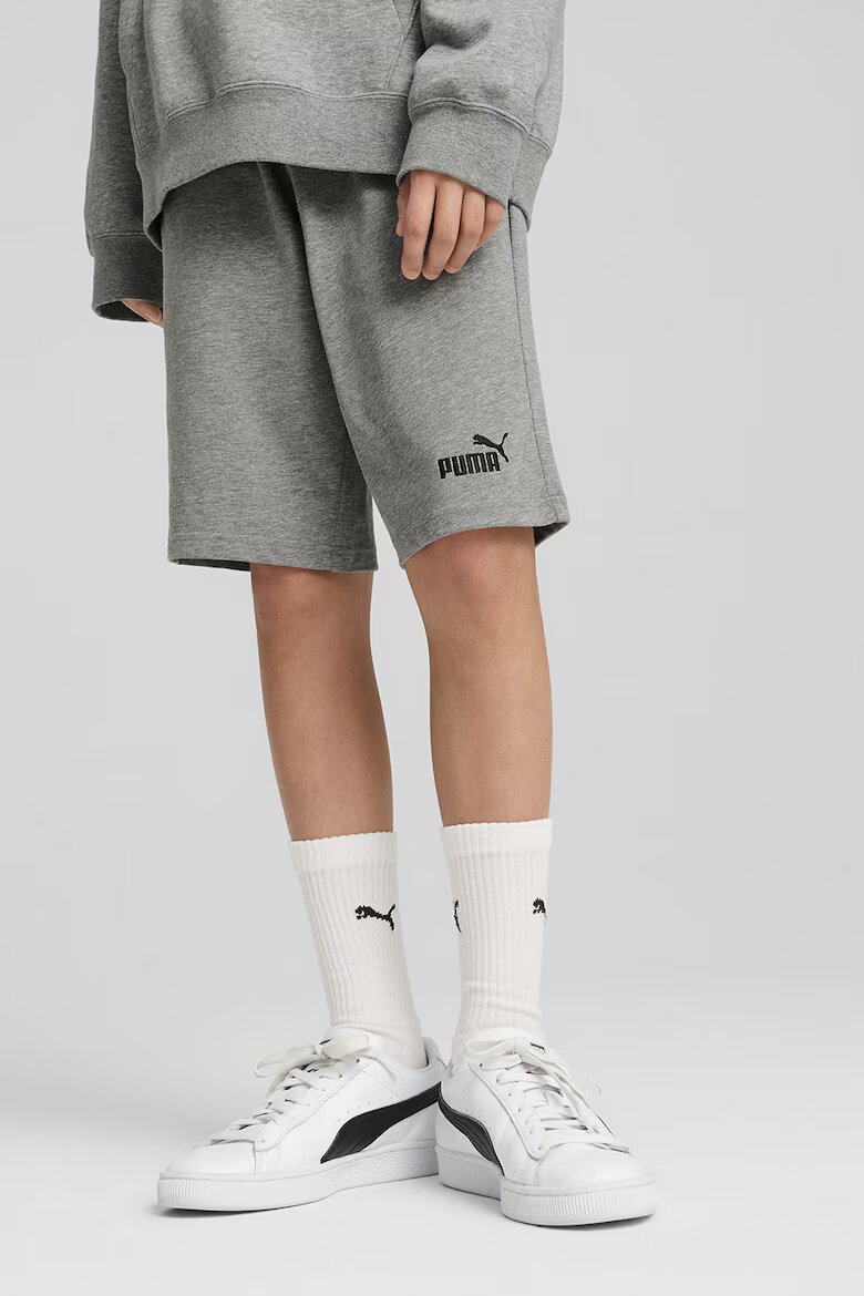 Puma Къс панталон с еластична талия Сив меланж