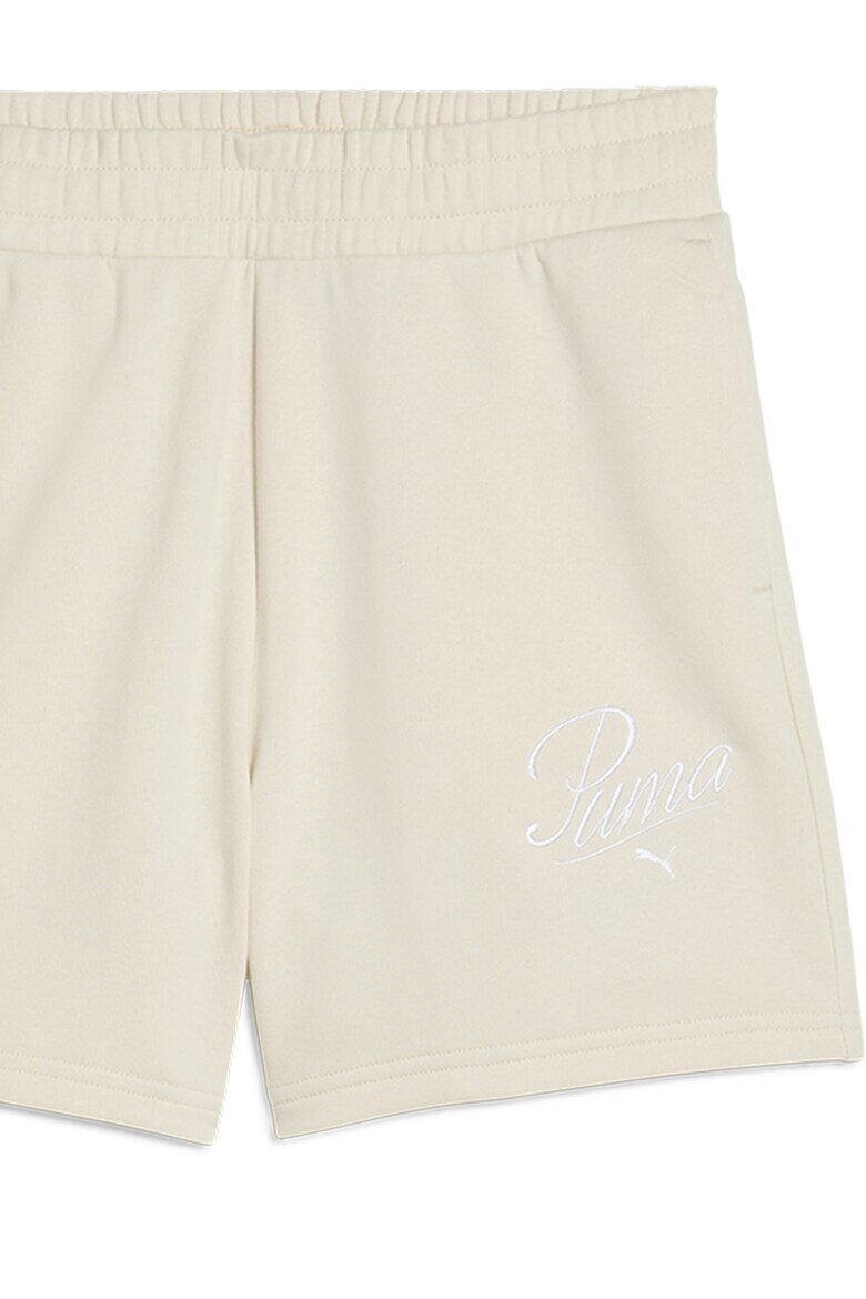 Puma Къс панталон с лого Крем